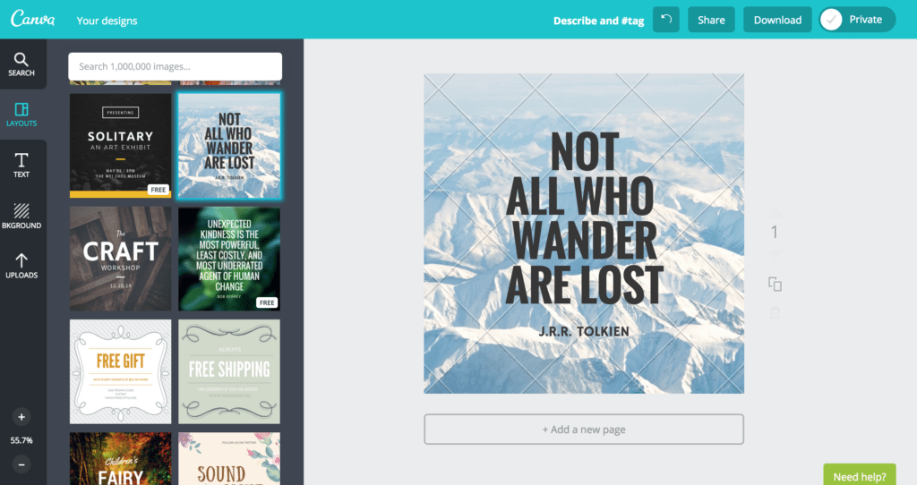 Canva for Creating Images