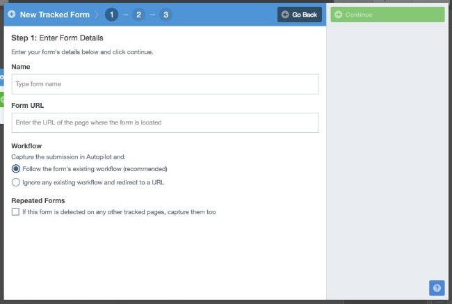 Autopilot Form