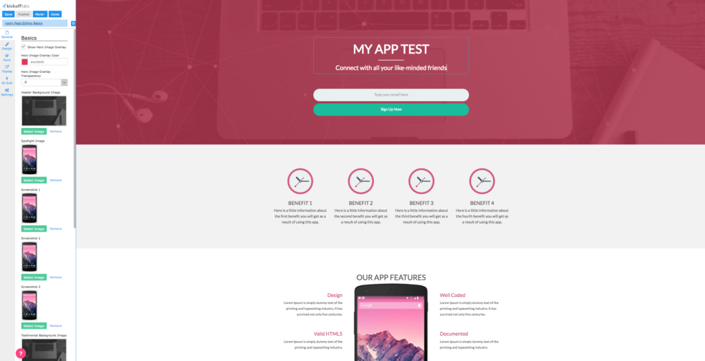 kickofflabs-landing-page-builder