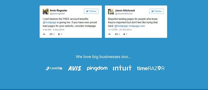 Instapage Embedded Tweets