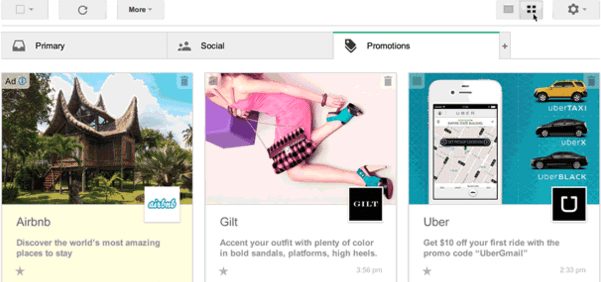 Gmail's Promotions tab