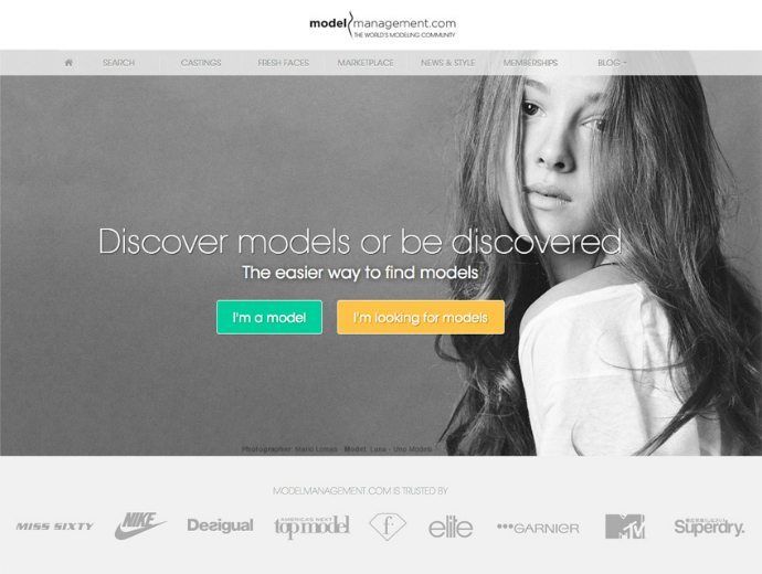 Model Management home page