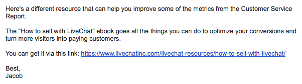 LiveChat download email
