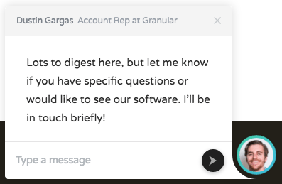 Granular Proactive Reply Back