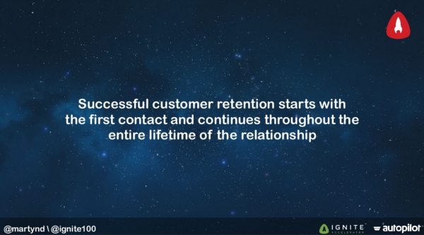 Successful customer retention