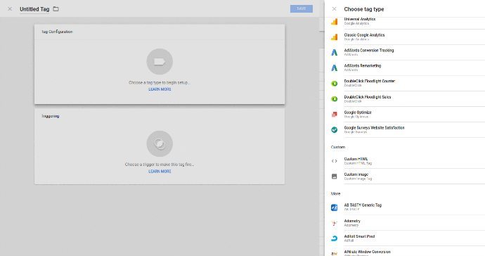 Google Tag Manager containers