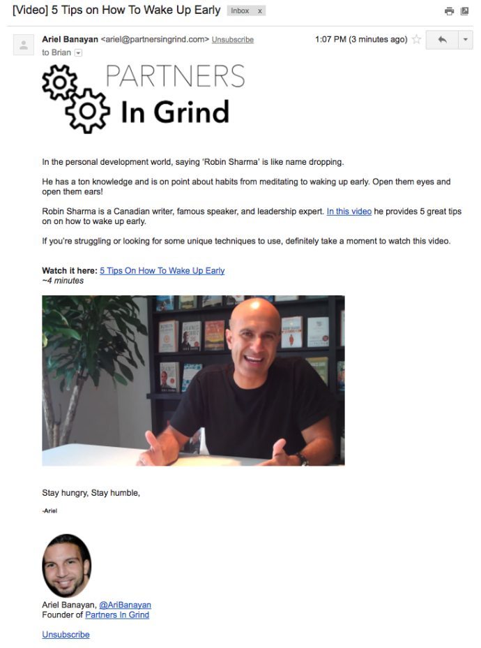 Third email