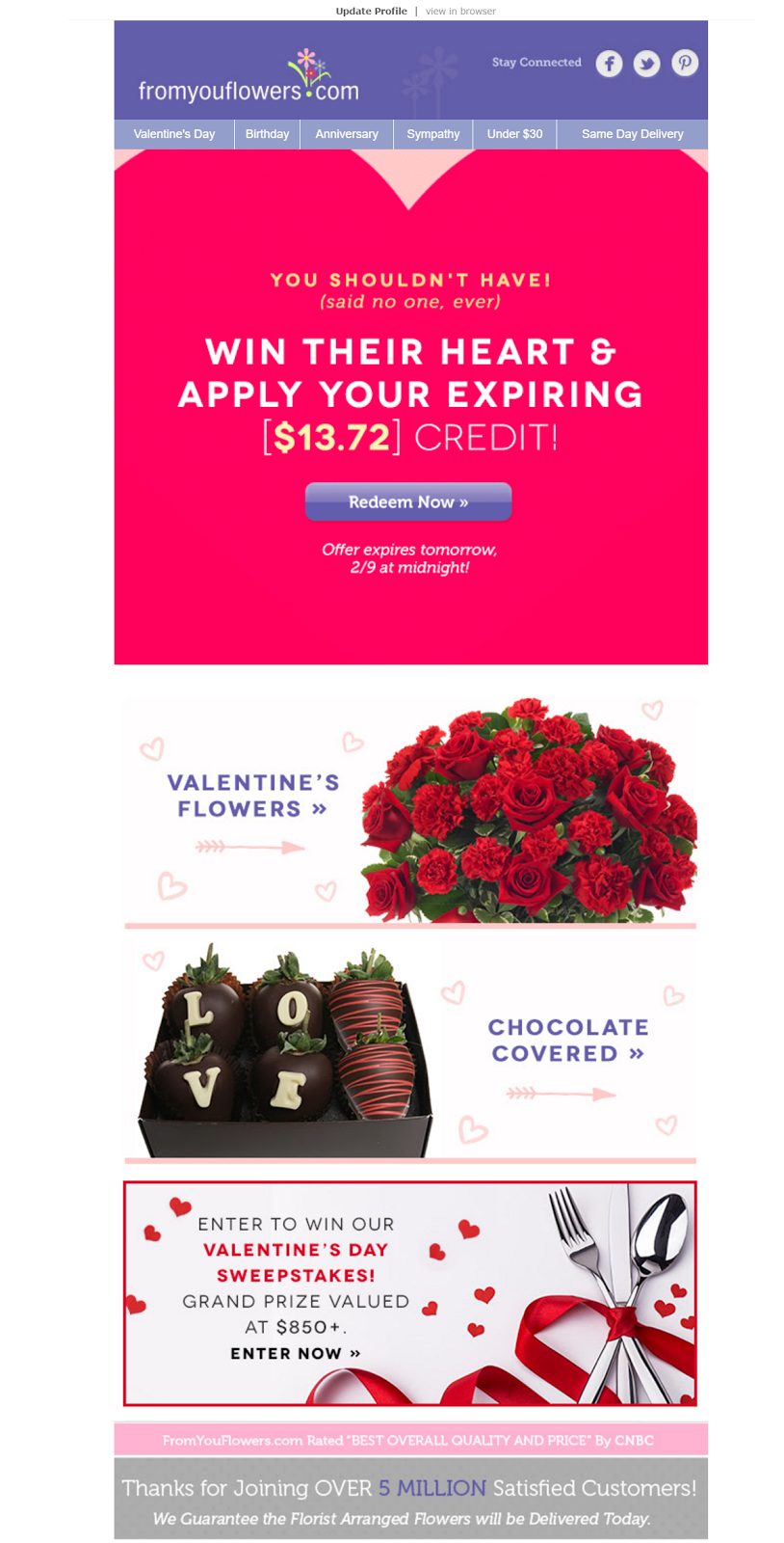 Email Marketing Ideas 15 Valentines Day Emails To Steal Your