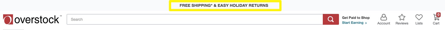 overstock search box
